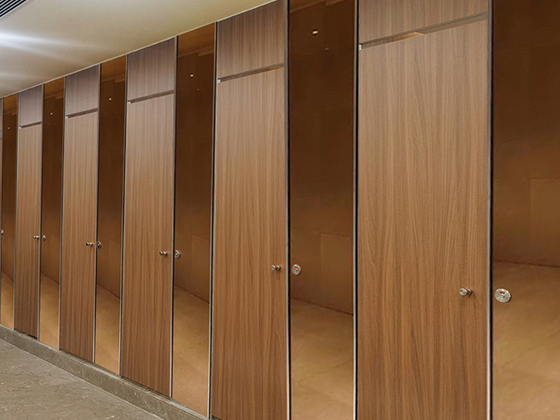 古銅色鋁蜂窩板-衛(wèi)生間隔斷