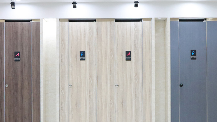 鋁紳仕小知識(shí)：抗倍特板衛(wèi)生間隔斷的安裝流程